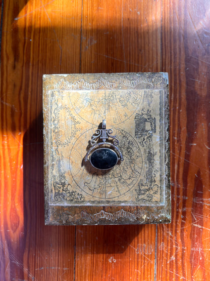 Reversible Black Onyx/ Mother of Pearl Pendant