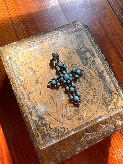 Turquoise Cross Pendant