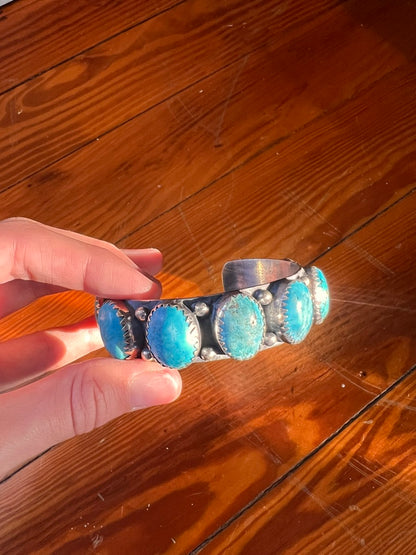 Turquoise Studded Cuff