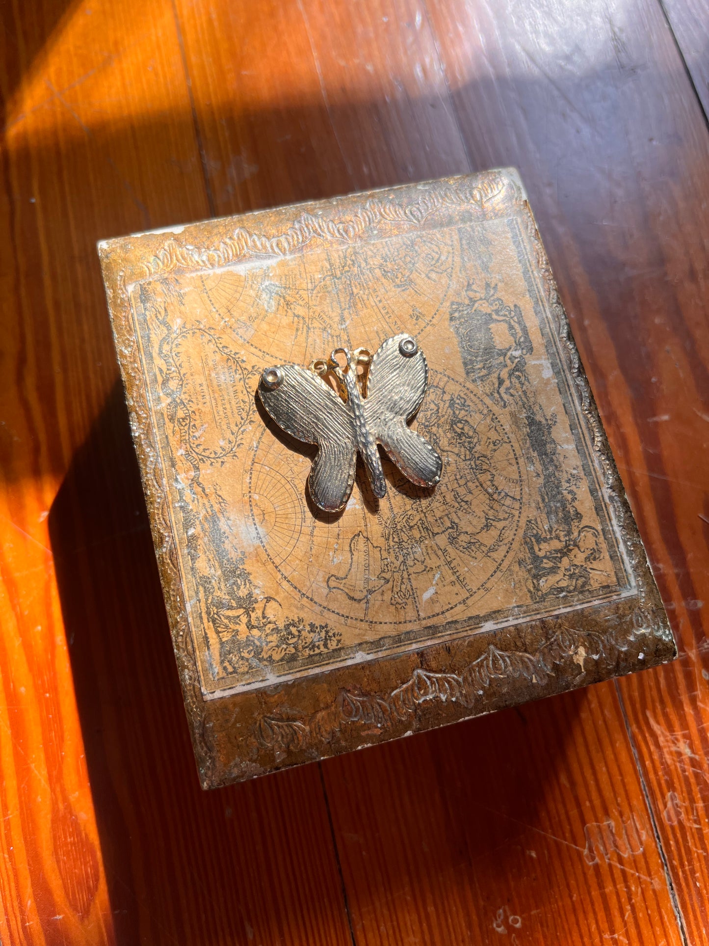 Gold Butterfly Pendant