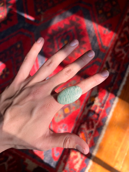 Amazonite Ring