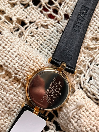 Gold/Leather Citizen Watch