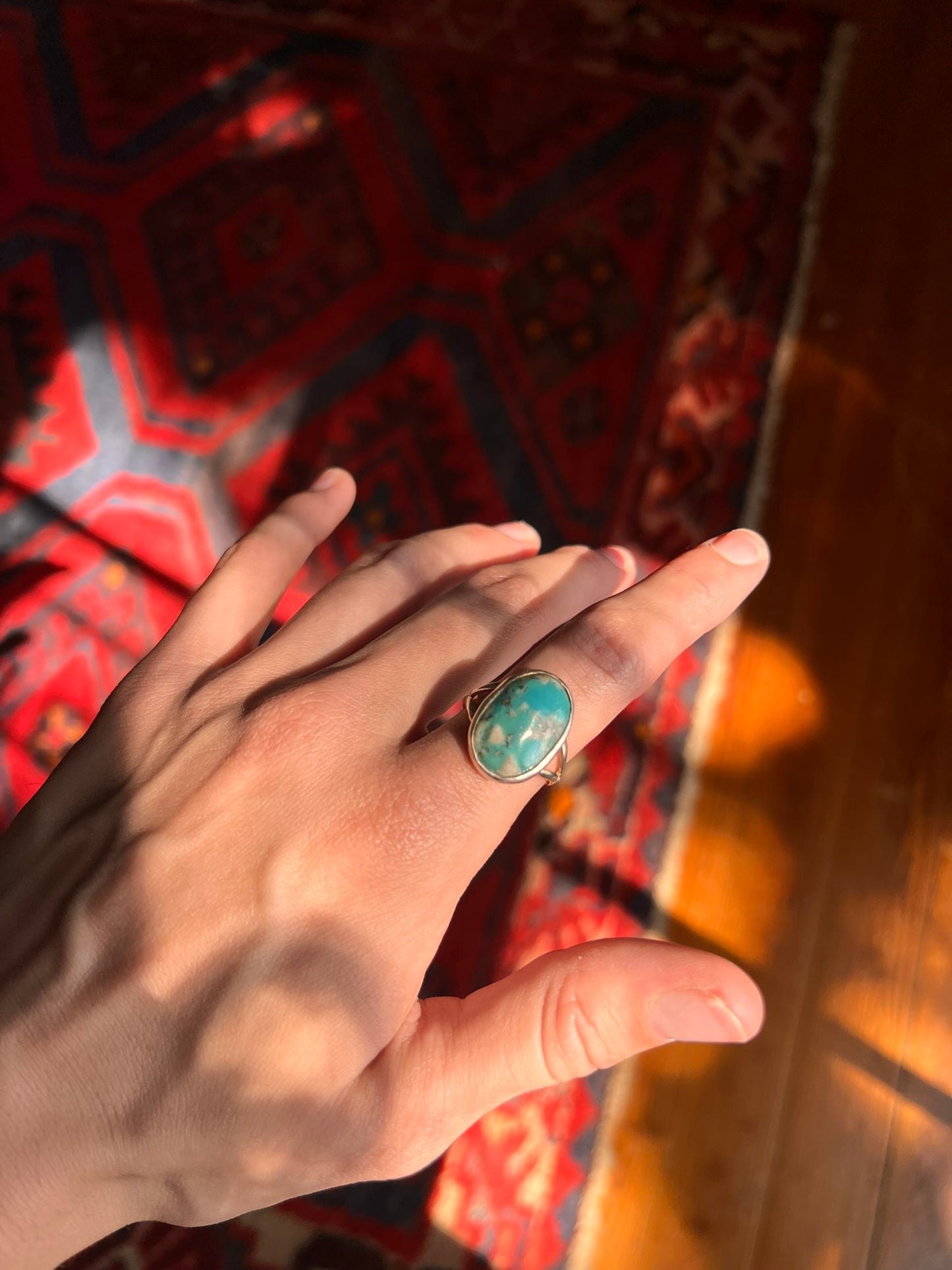 Oval Turquoise Ring