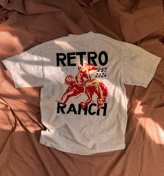 Boxy Retro Ranch Cotton T